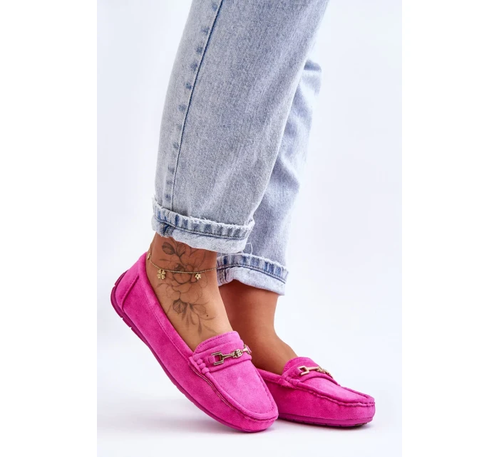 Dámske klasické semišové mokasíny ružové Corinell Dámske klasické semišové mokasíny ružové Corinell