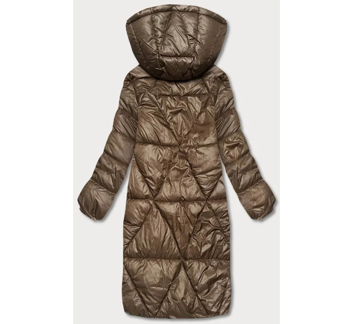 Hnedá dámska prechodná bunda (YP-22081-101)