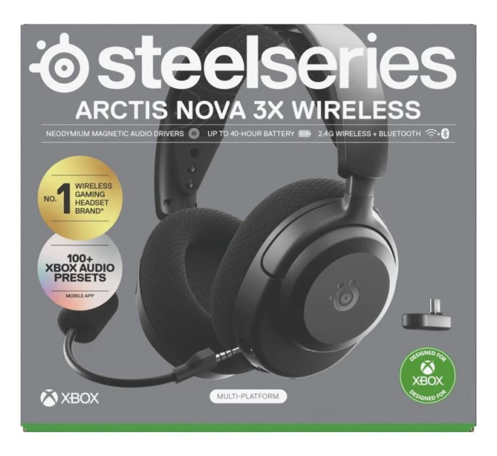 Nova 3X Bezdrátová sluchátka pro černá model 21716741 - Steelseries