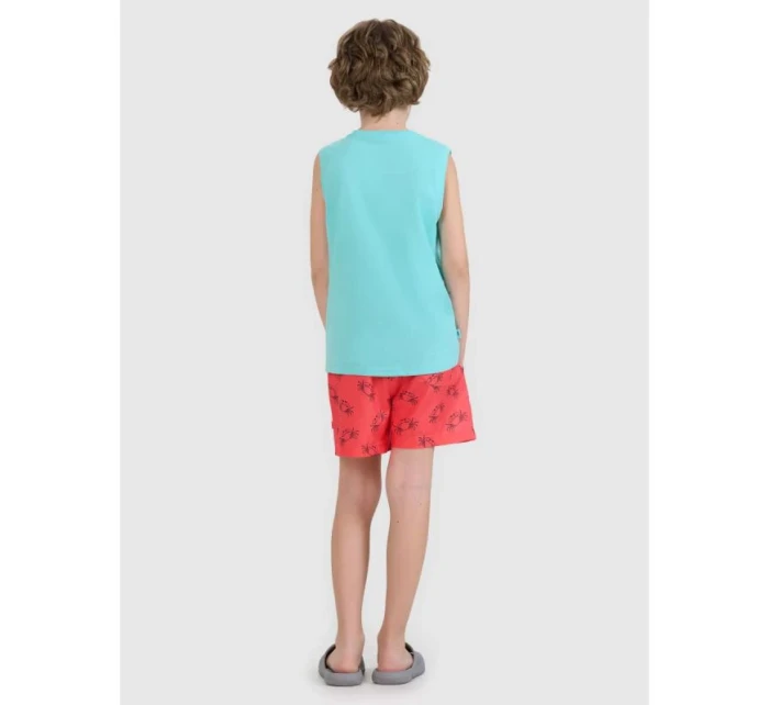 Chlapčenské plážové šortky boardshorts 4F 4FJWSS25UBDSM121-63A Chlapčenské plážové šortky boardshorts 4F 4FJWSS25UBDSM121-63A