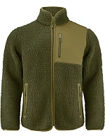 Fleece Men Pánská fleecová bunda Sherpa "TwoTone" moss green model 22453527 - James Harvest Fleece Men Pánská fleecová bunda Sherpa "TwoTone" moss green model 22453527 - James Harvest