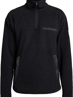 Tenson Yoke Half Zip M Pánska fleecová mikina s 1/4 zipsom 84.7646 čierna