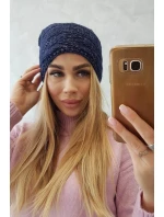 Fleecová čiapka Edyta K298 navy blue