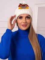 Dámska čiapka Ofelia K349 ecru