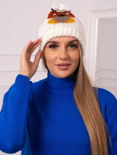 Dámska čiapka Ofelia K349 ecru