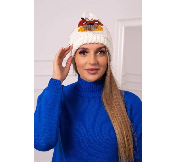 Dámska čiapka Ofelia K349 ecru