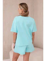 Sada s potiskem new punto halenkové + šortky mincovna Sada s potiskem new punto halenkové + šortky mincovna