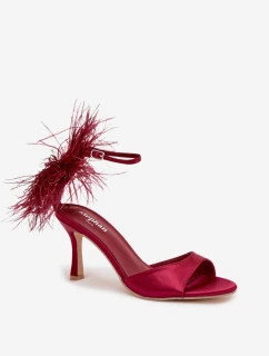 Sandály Na Podpatku S Bordové model 21757820 - Boto