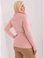 Sweter PM SW model 18949054 jasny różowy - FPrice Sweter PM SW model 18949054 jasny różowy - FPrice