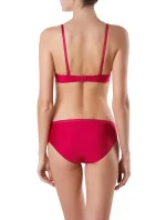 Podprsenka s kosticami Rb0003 tmavoružová - Conte