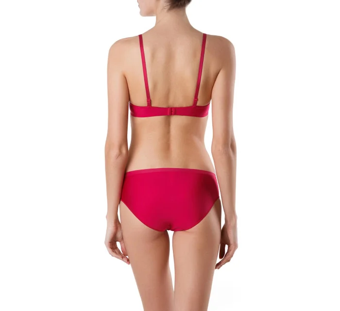 Podprsenka s kosticami Rb0003 tmavoružová - Conte