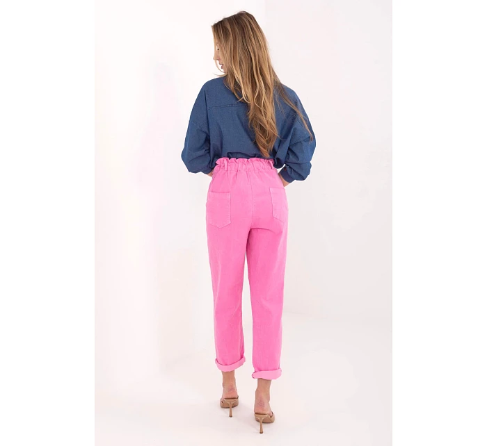 Šnúrové nohavice model 225522 Taliansko Moda