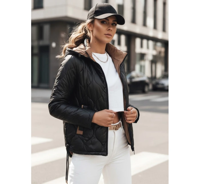 Dámská prošívaná bunda černá Dstreet model 21972268 - FashionStreet