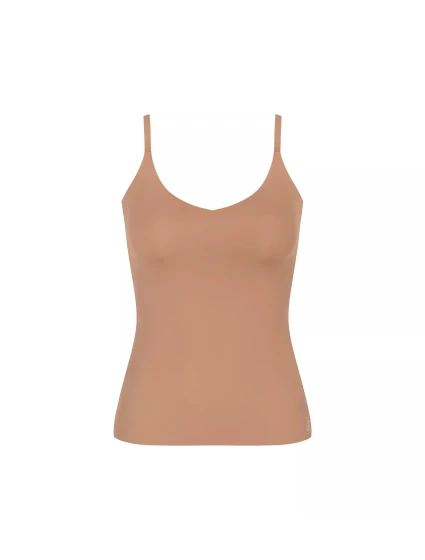 Dámsky top ZERO Feel 2.0 Špagetový top - BROWN - hnedý 00CM - SLOGGI Dámsky top ZERO Feel 2.0 Špagetový top - BROWN - hnedý 00CM - SLOGGI