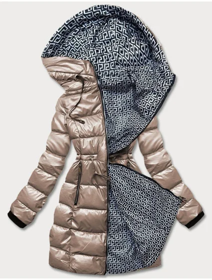 METALICZNA KURTKA DWUSTRONNA DAMSKA model 21244086 - S'WEST