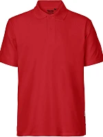 Neutral O 20080 Pánske polo tričko z bio bavlny 77.2080 červené