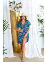Sexy Koucla short sleeve Minidress with floral Print