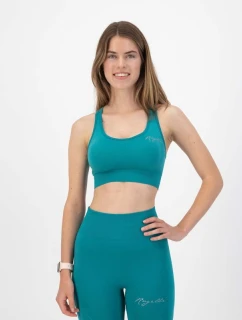 Rogelli TRINITY tyrkysová športová podprsenka M