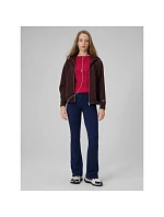 Dámský žebrovaný úplet slim fit longsleeve model 22209696 dámské - 4F