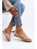 Dámské semišové béžové model 21647056 - EVENTO