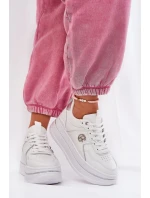 Dámské Sportovní Boty Na Platformě Bílé model 21687811 - Boto Dámské Sportovní Boty Na Platformě Bílé model 21687811 - Boto