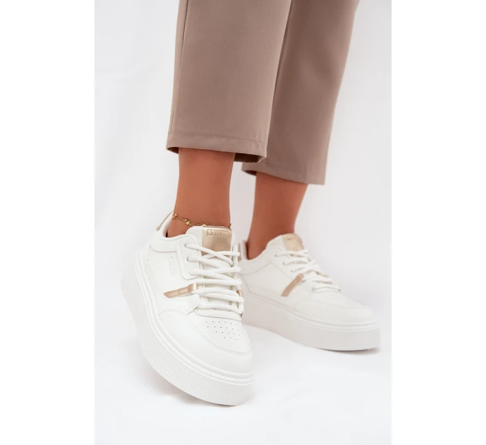 Dámské Sneakersy Na Platformě Big Star model 21706296 Bílé - Big Star Shoes