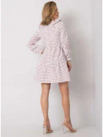 Šaty 123 SK 187576.41P biela a červená