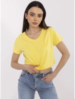 T shirt CLM TS model 21094455 żółty - FPrice T shirt CLM TS model 21094455 żółty - FPrice