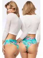 Sea Stars Simple Brasil nohavičky zelené a červené - Julimex Sea Stars Simple Brasil nohavičky zelené a červené - Julimex