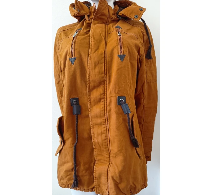 Pánska zimná bunda Z-6682 horčicová - Rosso