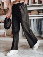 Dámské kalhoty s širokými nohavicemi black Dstreet model 21987133 - FashionStreet