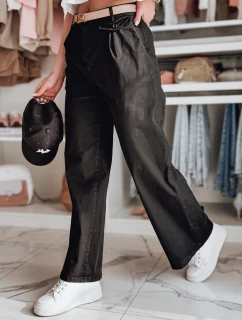 Dámske široké nohavice MOBISKA black FashionStreet UY2621