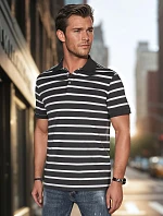FashionStreet pánska pruhovaná polokošeľa PX0639