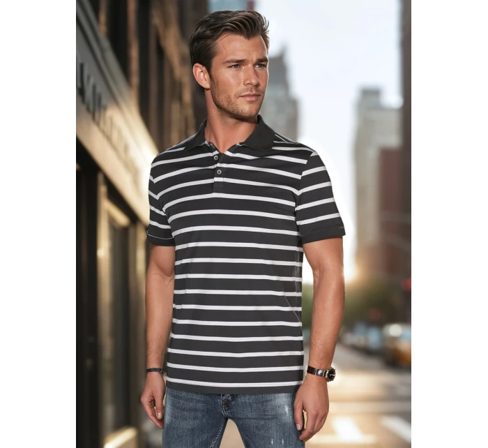 FashionStreet pánska pruhovaná polokošeľa PX0639