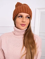 Čiapka s rolovaním Magda K293 camel