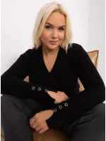 Sweter PM SW PM model 18965742 czarny - FPrice Sweter PM SW PM model 18965742 czarny - FPrice