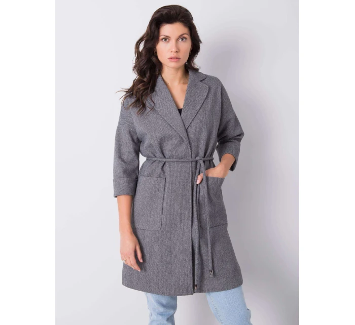 Płaszcz PL ciemny szary model 18505979 - FPrice