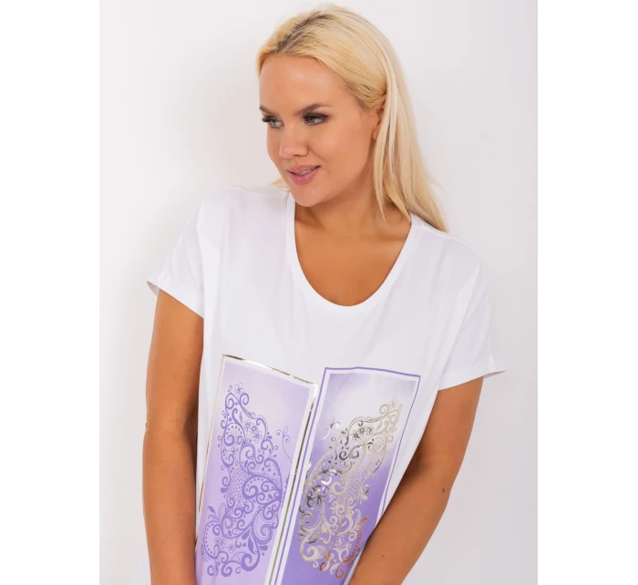 Bluzka RV BZ model 18691566 jasny fioletowy - FPrice Bluzka RV BZ model 18691566 jasny fioletowy - FPrice