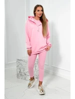 Sada mikiny, topu a legín světle růžová model 20823043 - Kesi Sada mikiny, topu a legín světle růžová model 20823043 - Kesi