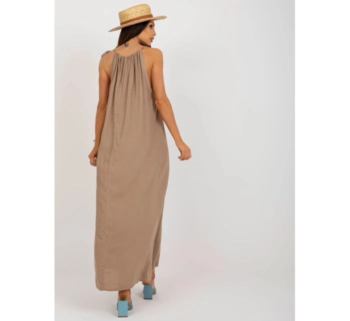 Dámske šaty 203D.38P béžové - FPrice