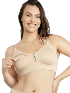 Dámská kojící podprsenka model 21904035 34 F Tělová - Parfait