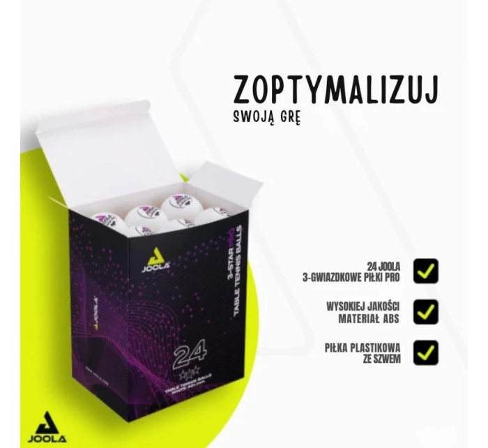 JOOLA PRO 3 STAR NA STOLNÍ TENIS BÍLÉ model 21874392