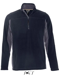SOL'S Kontrastní fleecová mikina s 1/2 zipem grey model 22535469