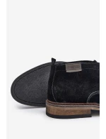 Semišové Pánské Boty Na Černé Big Star model 21669454 - Big Star Shoes Semišové Pánské Boty Na Černé Big Star model 21669454 - Big Star Shoes