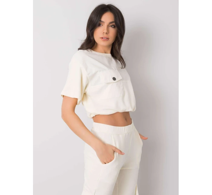 Mikina 217 BL model 15061217 ecru - FPrice Mikina 217 BL model 15061217 ecru - FPrice