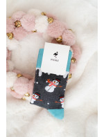 Ponožky Snehuliaci 079-244 Melange Grey - Viac