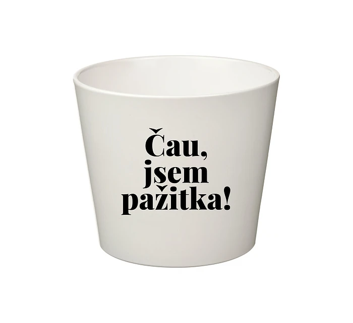 ČAU, JSEM PAŽITKA! - velký květináč