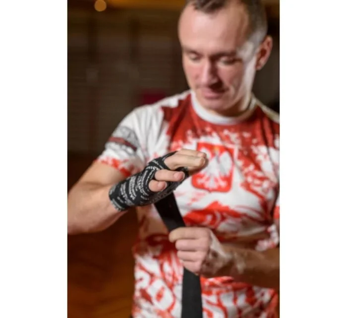 SPORT Boxerské opasky / bandáže BB1-3N1 130131-02N1 Čierny vzor - Masters