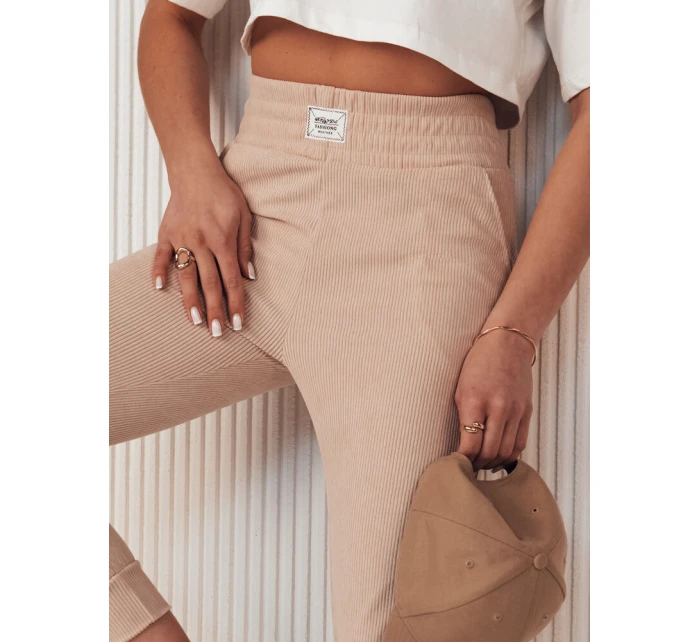 Dámské tepláky béžové Dstreet model 21975669 - FashionStreet