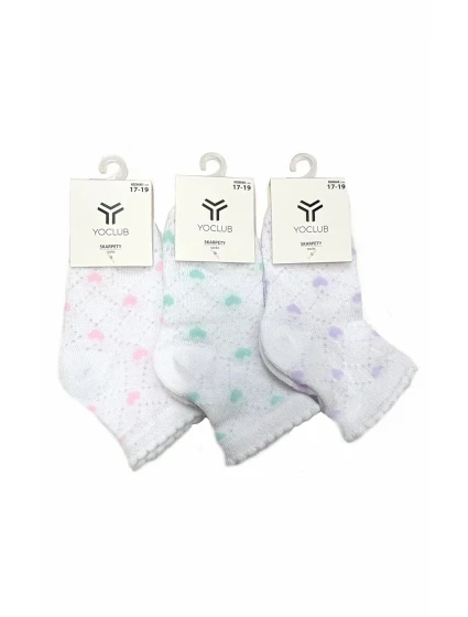 YOCLUB SKL-0014 Čipkované ponožky 0-9 mesiacov